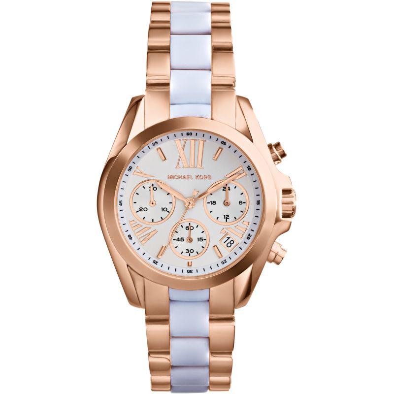 Michael Kors Ladies Bradshaw Mini Two-Tone Watch - MK5907